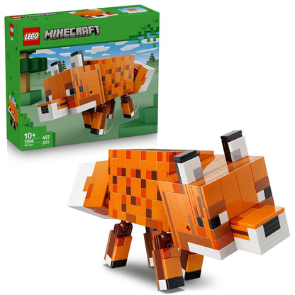 LEGO Minecraft The Fox Gaming Decoration Building Set - Animal Figure Toy 21588