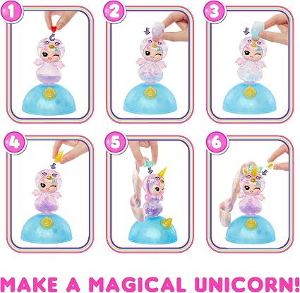 L.O.L. Surprise! Unicorns Tots Make-Your-Own Unicorn Doll with 7 Surprises