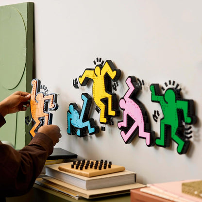 LEGO Art Keith Haring – Dancing Figures Living Room Decor 31216 Building Blocks