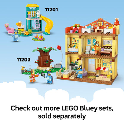 LEGO Bluey: Bluey’s Beach & Family Car Trip - Toddler Learning Toy for Kids 4+ - Includes Bluey, Bingo, and Mum Minifigures