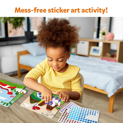 Skillmatics Paper Dot It Sticker Art Activity - Dinosaurs, Mess-Free Fun for Kids, 500+ Stickers, Craft Kits, DIY Activity, Travel Toys, Gifts for Boys & Girls Ages 3, 4, 5, 6, 7, Multicolour(PACK OF 5)