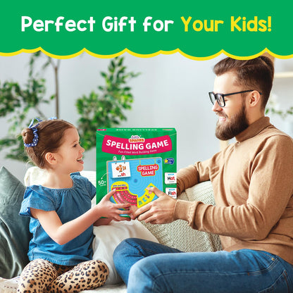Smartivity Spelling Game Learning Toy for Kids 4-8 Years Old I 50+ Picture Cards I Birthday Gift I Educational Word & Vocabulary Building Toy with Rotating Letter Wheels I Travel-Friendly(PACK OF 6)