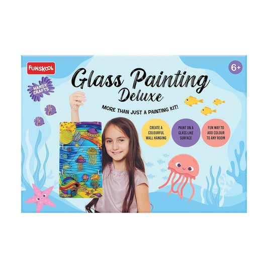 Handycrafts  Glass Painting Deluxe, DIY Kit, Art and Craft Set (PACK OF 6)