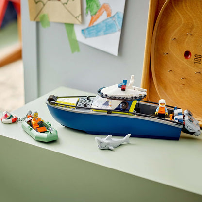 LEGO City 60456 Police Boat & Speedboat Chase Building Set