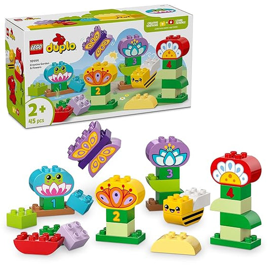 LEGO DUPLO Town Creative Garden & Flowers Color-Sorting Stacking Toy 10444