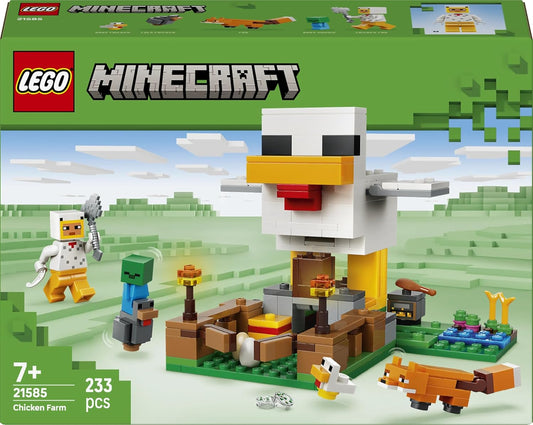 LEGO Minecraft Chicken Farm - Gaming Building Toy  21585