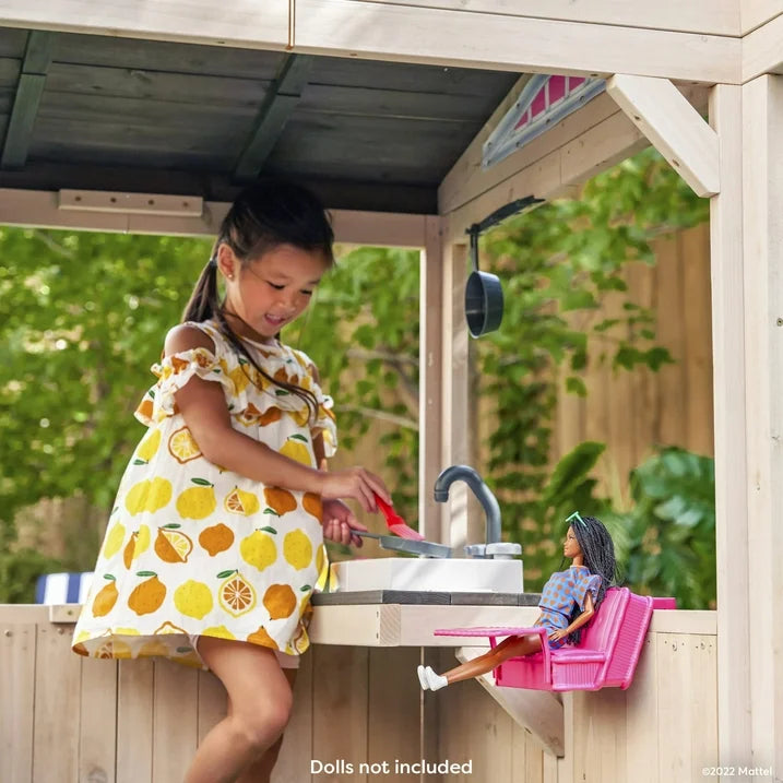 KidKraft Barbie™ Seaside Wooden Outdoor Playhouse