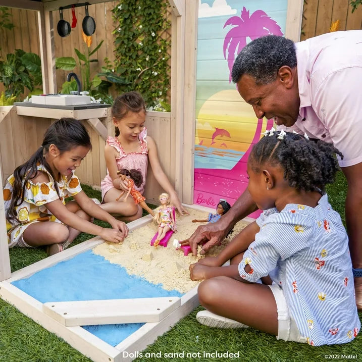 KidKraft Barbie™ Seaside Wooden Outdoor Playhouse
