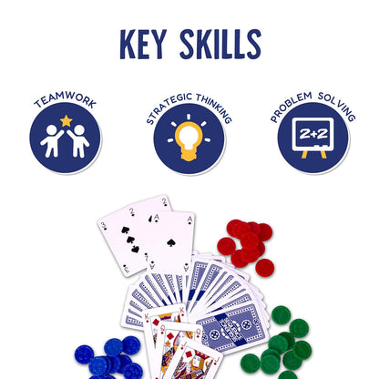 Funskool The Original Sequence, Strategy Game, Card Game, Board Game ( PACK OF 6 )