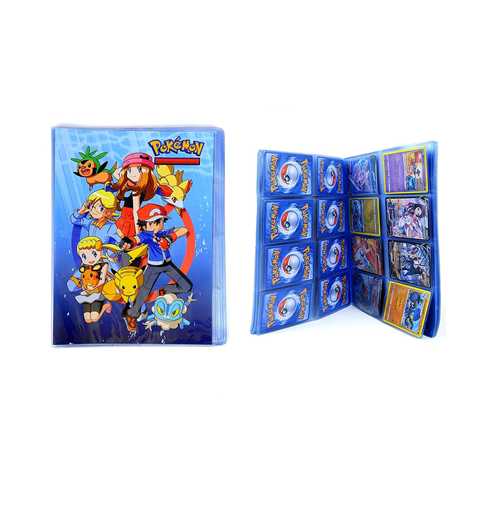 Toys Uncle Pokemon assorted cards (Empty Card Binder/ album for Pokemon - 8 Pocket Card Binder holds 208 Random Cards)