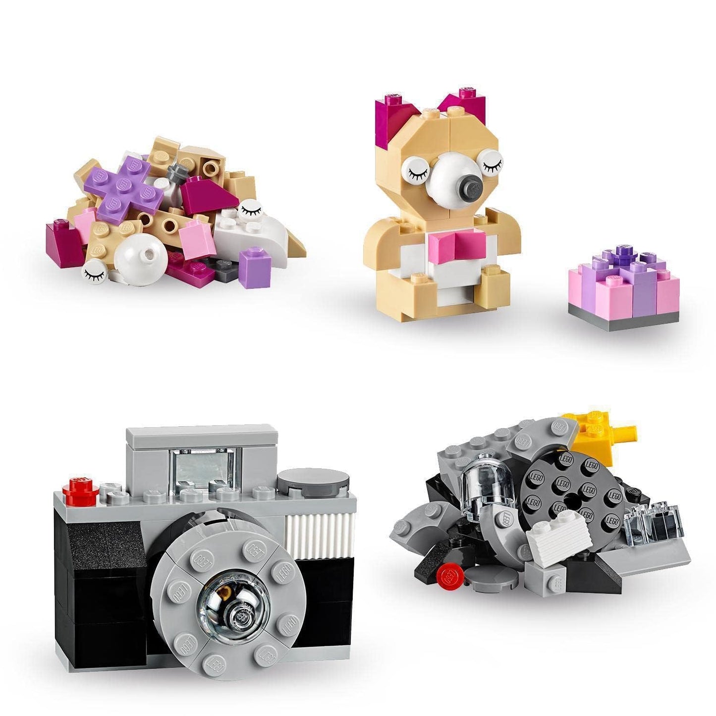LEGO Classic Large Creative Brick Building Blocks for Kids (790 pcs) 10698, Multicolor