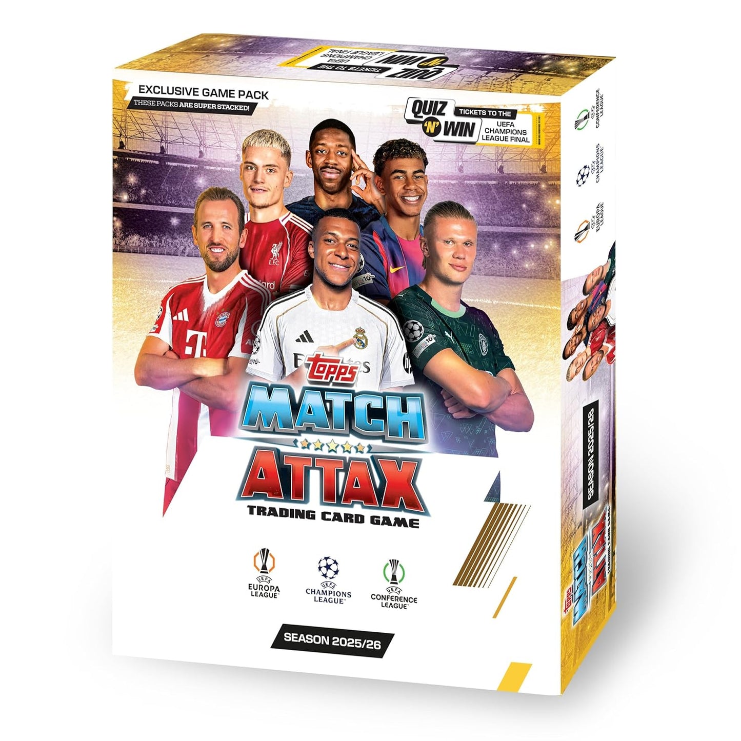 Topps UEFA Champions League Match Attax 2025-26 Trading and Collectible Card Game (Exclusive Game Pack)