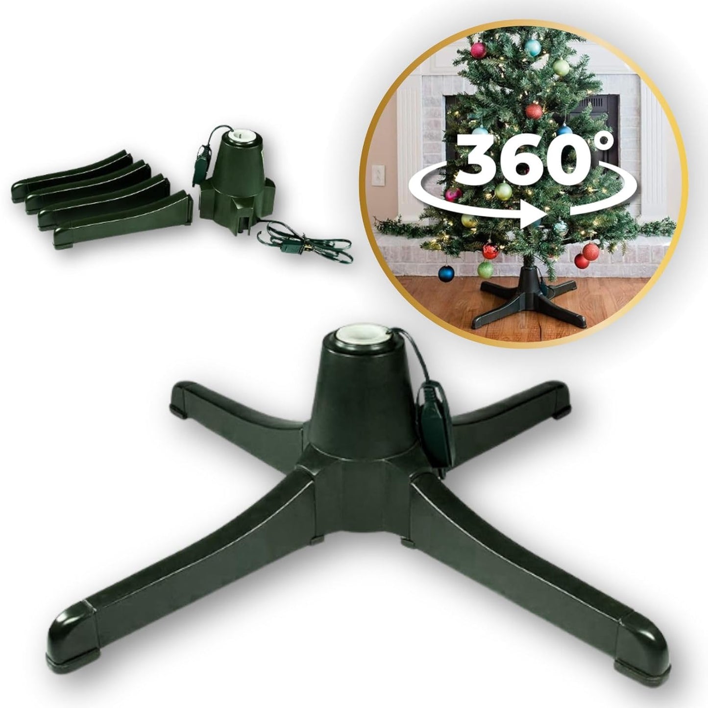 Rotating Christmas Tree Stand for Artificial Trees