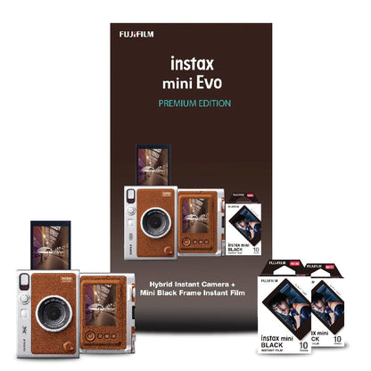 Fujifilm Instax Mini Evo Hybrid Camera Premium Edition with 20 Shots
