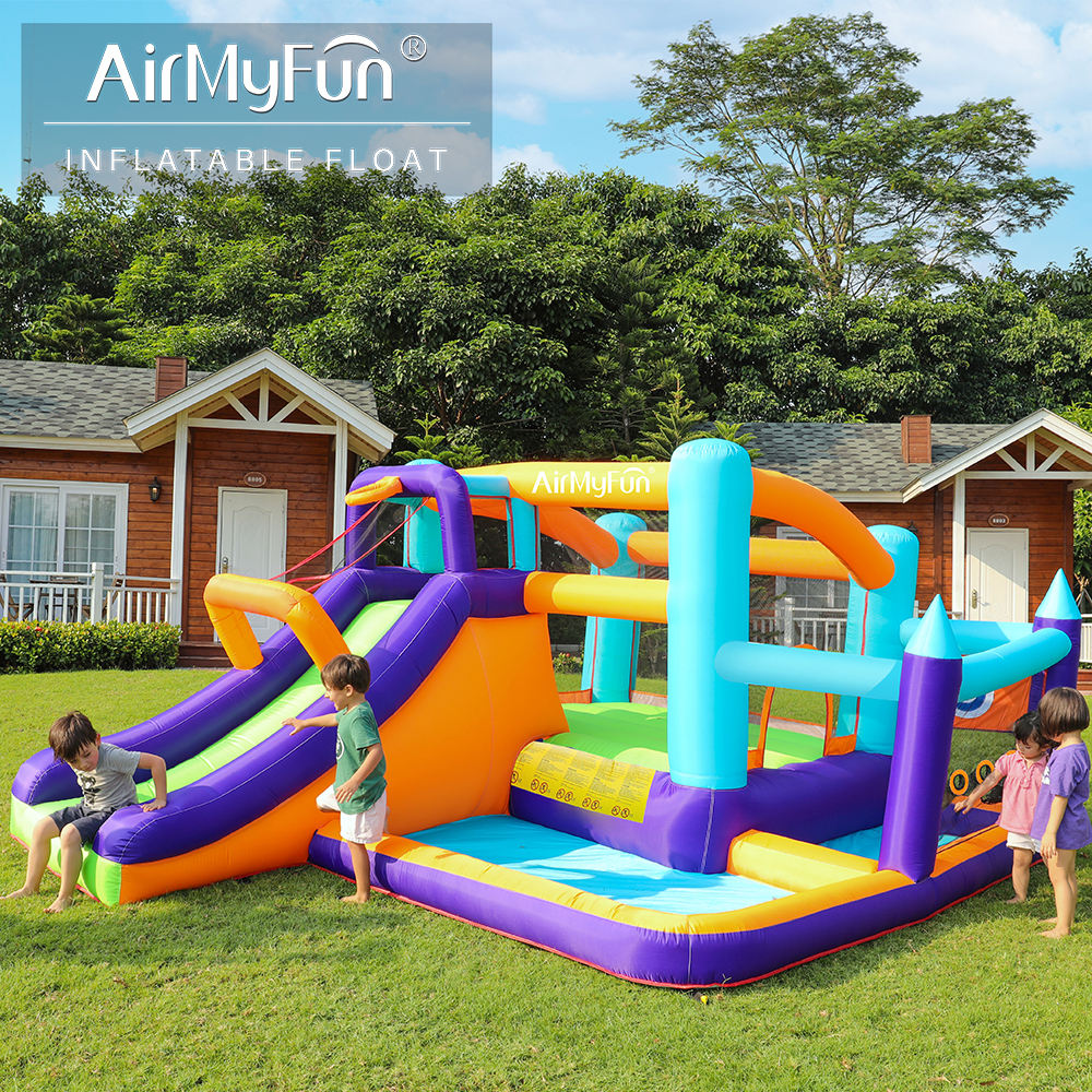 All-in-One Kids Bouncy Castle with Slide, Ball Pool & Games – Inflatable Jump House for Indoor & Outdoor Fun