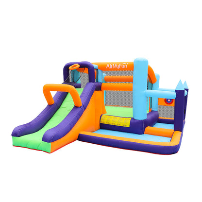 All-in-One Kids Bouncy Castle with Slide, Ball Pool & Games – Inflatable Jump House for Indoor & Outdoor Fun
