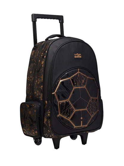 Smiggle Kids Trolley School Bag with Wheels - FOOTBALL