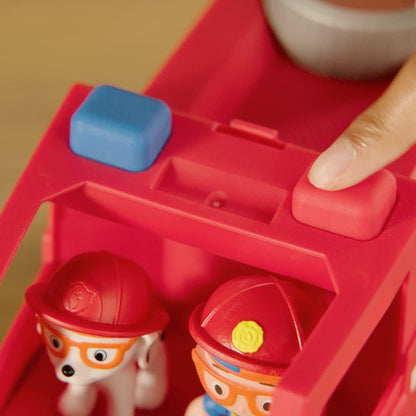 Blippi Fire Truck - Fun Vehicles with Freewheeling Features Including 3 Firefighter and Fire Dog, Sounds and Phrases - Educational Vehicles for Toddlers and Young Kids