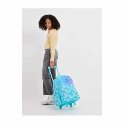 Smiggle Kids Trolley School Bag with Wheels - STITCH