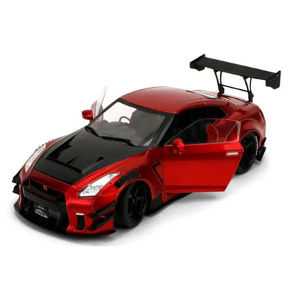 Jada Toys Pink Slips Nissan GT-R R35 LB Kit 1.5 Red & Black 1:18 Diecast Model Car