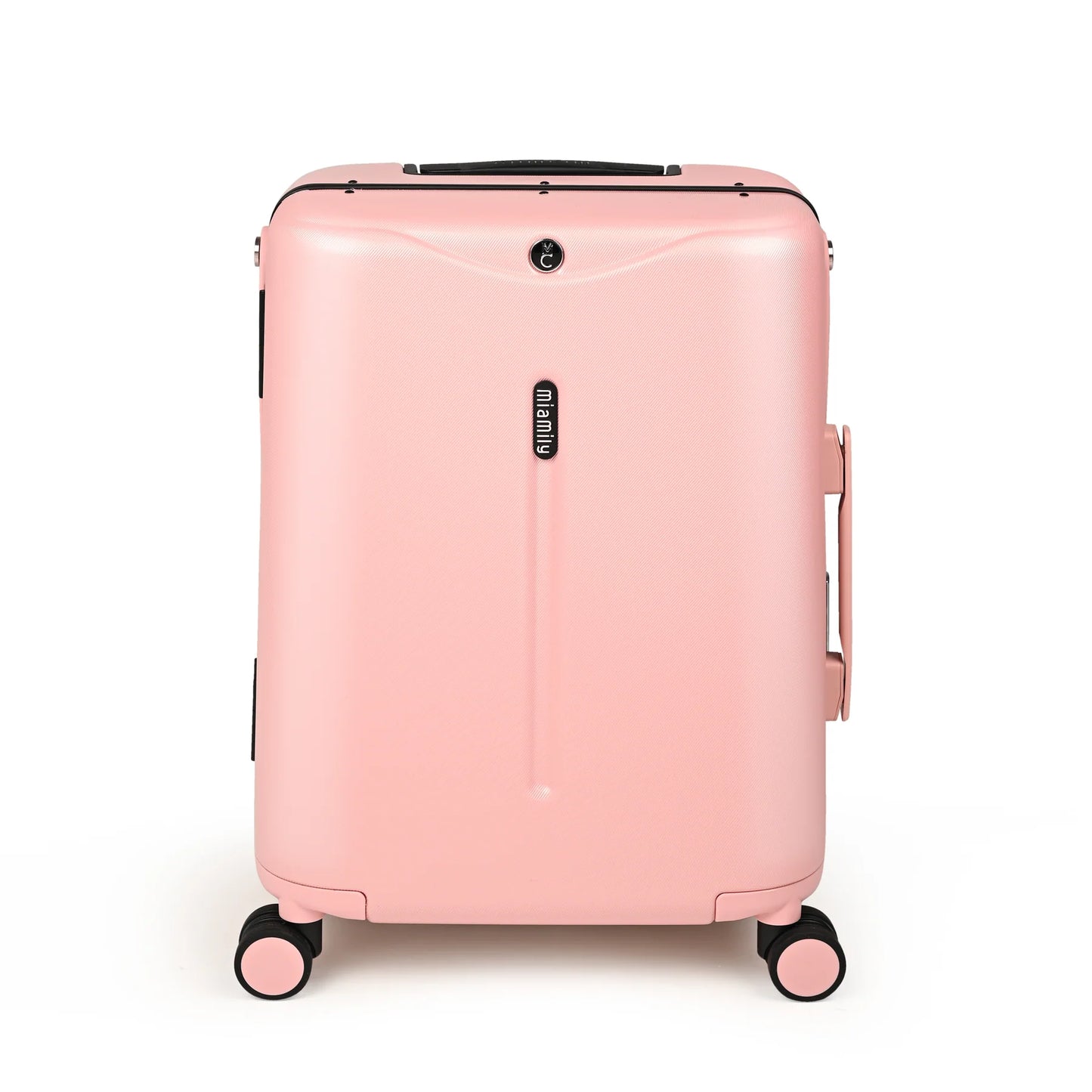 MIAMILY DUSTY PINK RIDE-ON TROLLEY CARRY-ON LUGGAGE 18 INCHES