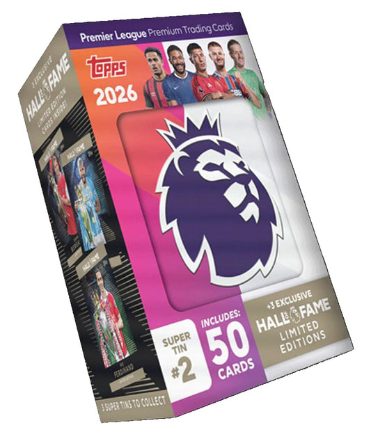 Topps Premier League 2026 - Debut Edition - Trading and Collectible Card Game (Super Tin 2)
