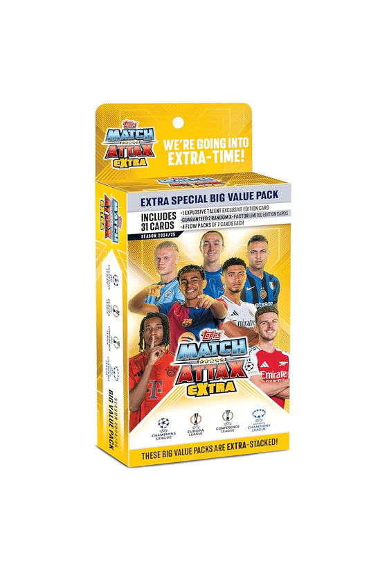 Topps UCL & WUCL Match Attax Extra 2025 Trading & Collectible Card Game ( PACK OF 2 )