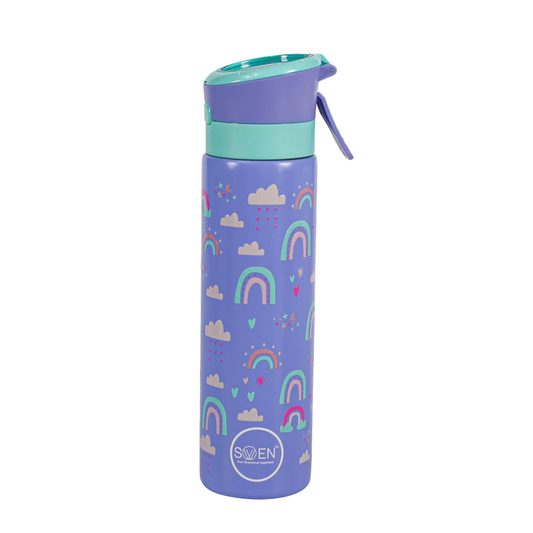 Insulated Stainless Steel Mist / Spray Bottle for kids , 600 ML , RAINBOW