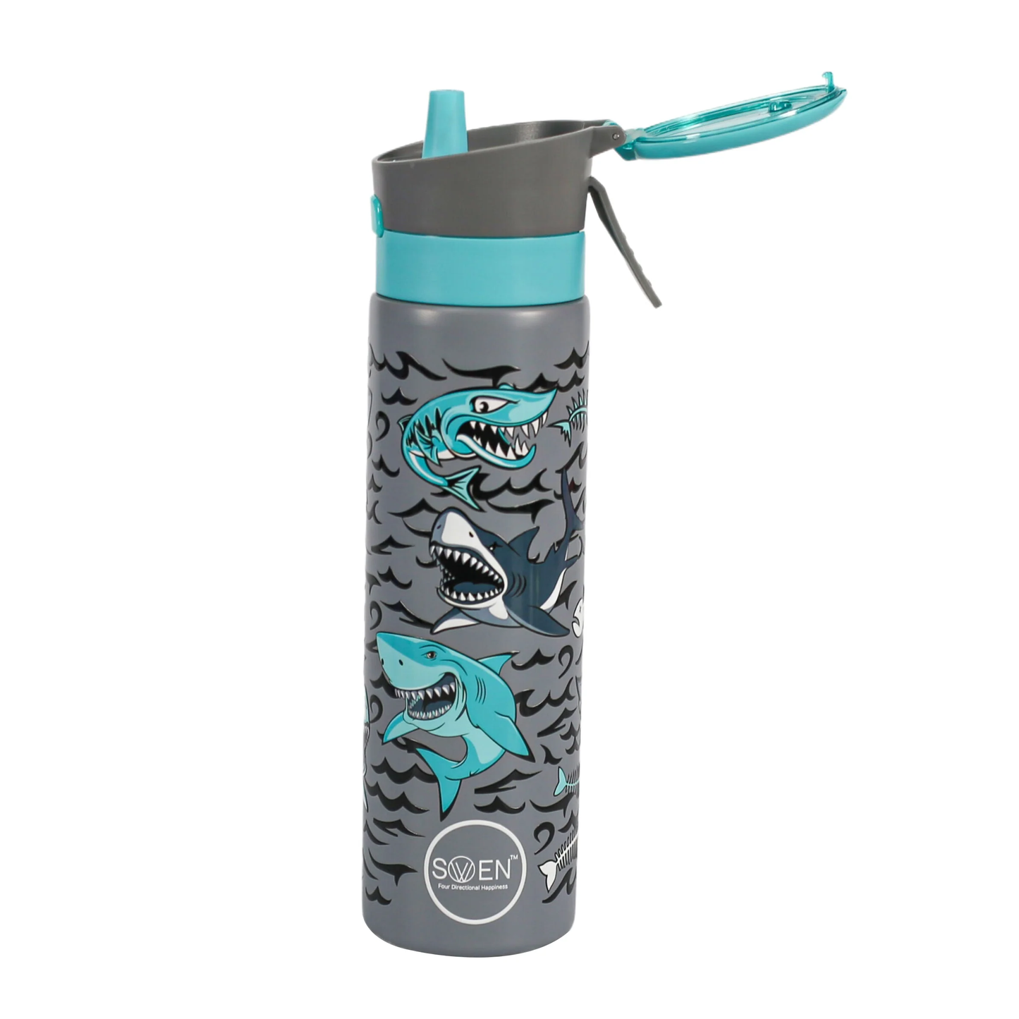 Insulated Stainless Steel Mist / Spray Bottle for kids , 600 ML , SHARK