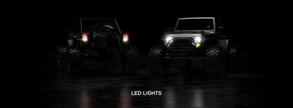 HyperGo H12Y 1:12 4WD Brushless RC Rock Crawler – Aluminum Alloy Jeep-Style Off-Road Remote Control Car with LED Lights