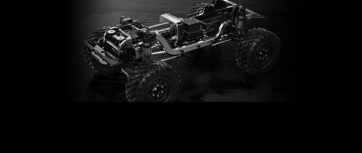 HyperGo H12Y 1:12 4WD Brushless RC Rock Crawler – Aluminum Alloy Jeep-Style Off-Road Remote Control Car with LED Lights