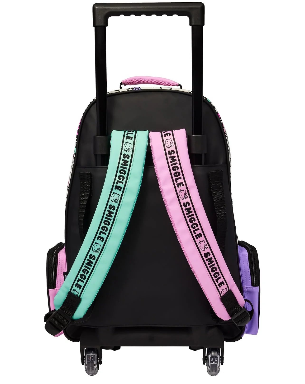 Smiggle Kids Trolley School Bag with Wheels - HELLO KITTY