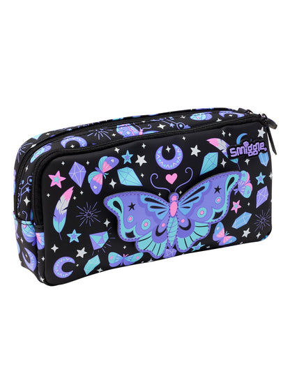 Smiggle Black Butterfly Pouch