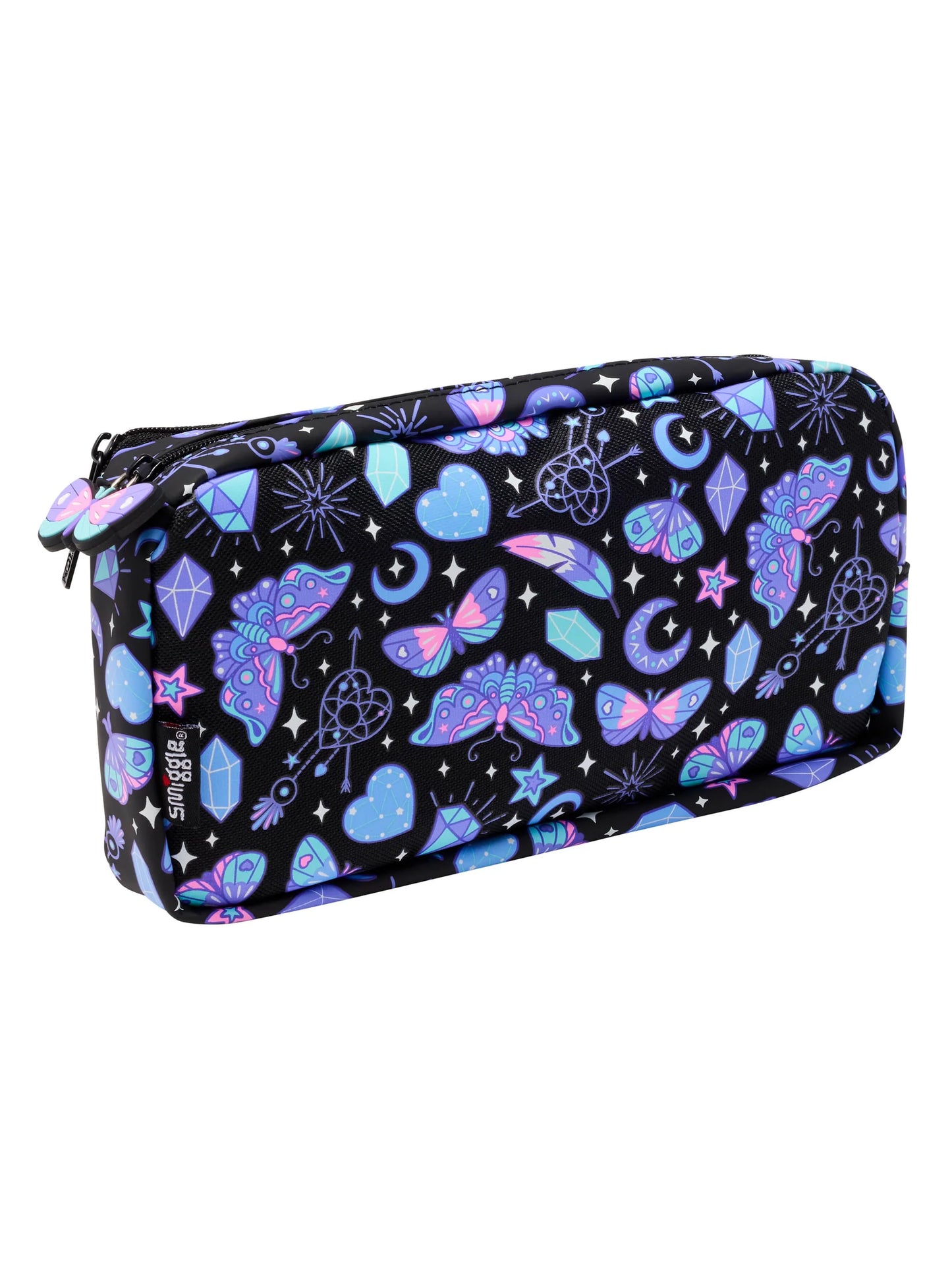 Smiggle Black Butterfly Pouch