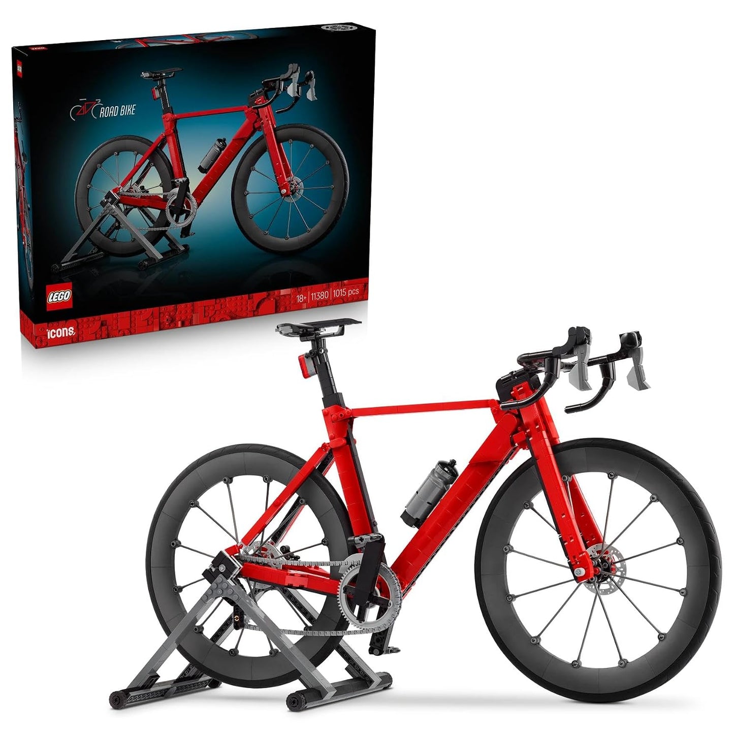 LEGO® Icons Road Bike - Sports Decor Building Set - Gift Idea for Road Cycling Enthusiasts - 11380