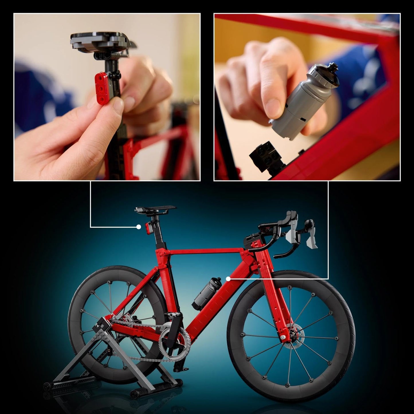 LEGO® Icons Road Bike - Sports Decor Building Set - Gift Idea for Road Cycling Enthusiasts - 11380