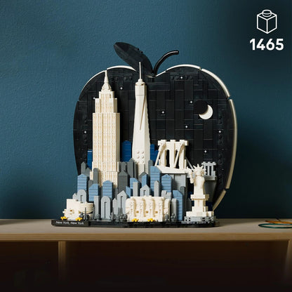 LEGO® Architecture New York City – The Big Apple - Model Kit - NYC Travel Decor for Ages 18+ - 21066