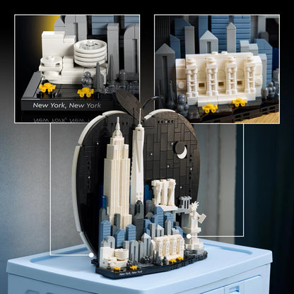 LEGO® Architecture New York City – The Big Apple - Model Kit - NYC Travel Decor for Ages 18+ - 21066