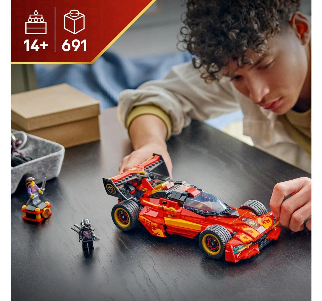 LEGO NINJAGO 71867 X-1 Ninja Charger 15th Anniversary with 3 Minifigures - TV Show Building Set for 14Y+