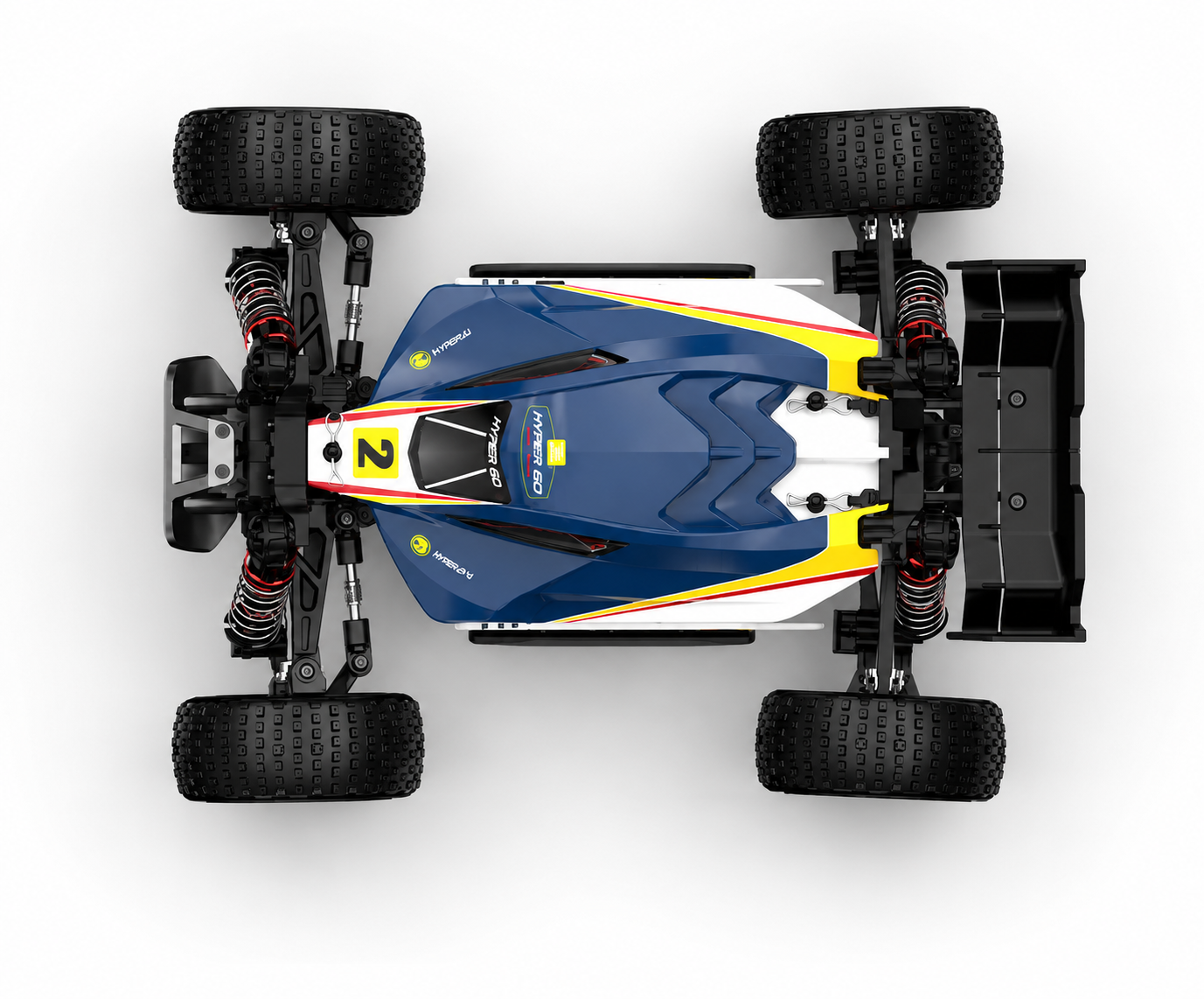 HyperGo 16213 1:16 4WD Brushless RC Buggy – Hobby Grade 45 Km/h High-Speed Off-Road Remote Control Car with Spare Shell