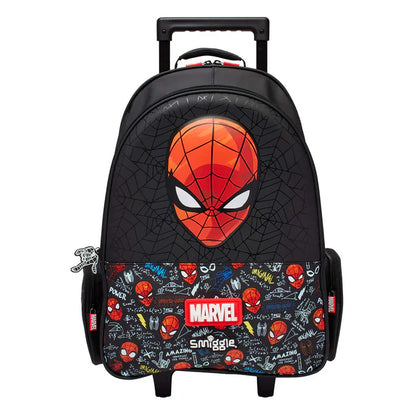 Smiggle Kids Trolley School Bag with Wheels - MARVEL SUPERHERO