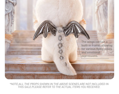 Big size 2 Feet Labubu , Zimomo THE MONSTERS - ANGEL IN CLOUDS
