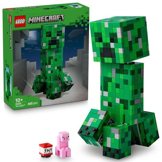 LEGO Minecraft The Creeper Gamer Decor and Action Figure Building Toy 21276