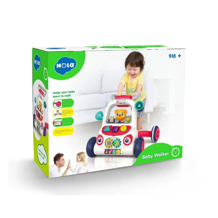 Hola E8997 Adjustable Speed Baby Walker (9M+)