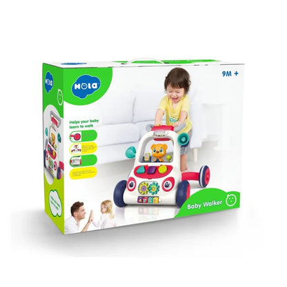 Hola E8997 Adjustable Speed Baby Walker (9M+)