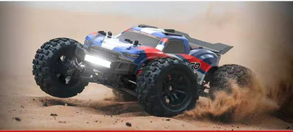 HyperGo 16212 1:16 4WD Brushless RC Truggy – Hobby Grade 45 Km/h High-Speed Off-Road Remote Control Car with Rear Wing