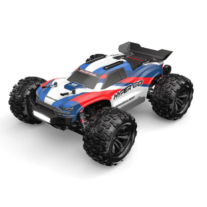 HyperGo 16212 1:16 4WD Brushless RC Truggy – Hobby Grade 45 Km/h High-Speed Off-Road Remote Control Car with Rear Wing