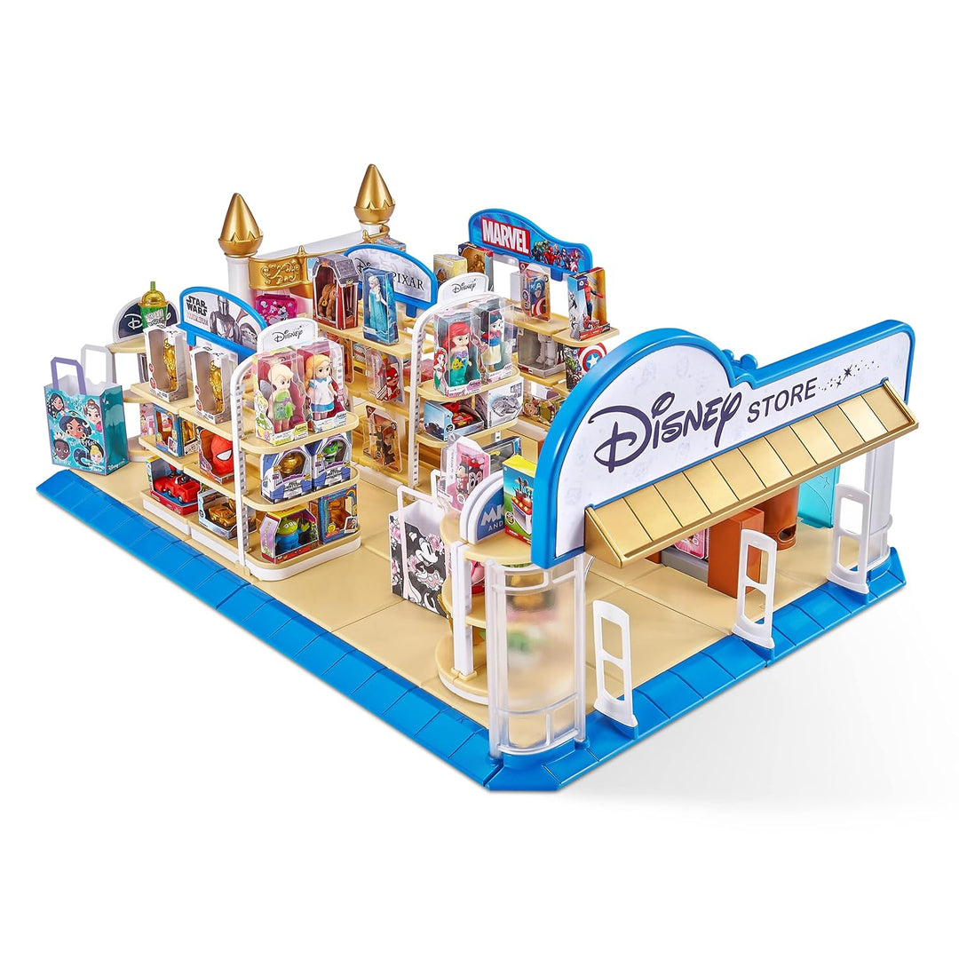 5 SURPRISE- Mini Brands Disney Store Toy Store with 2 Exclusive Miniatures