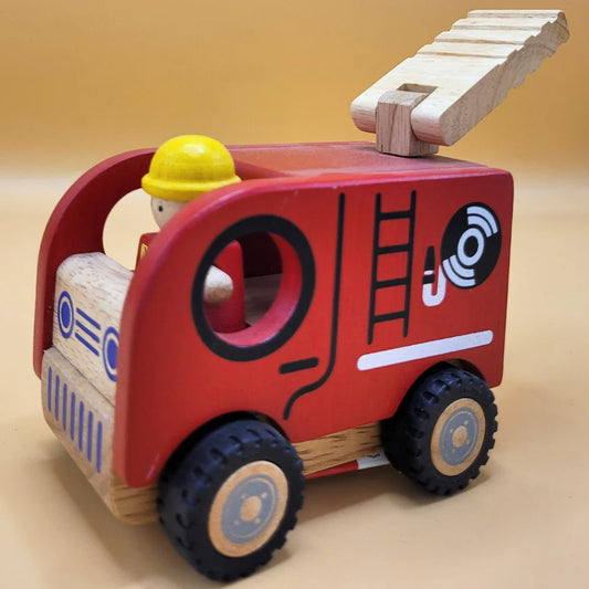 Wooden Fire Engine for kids