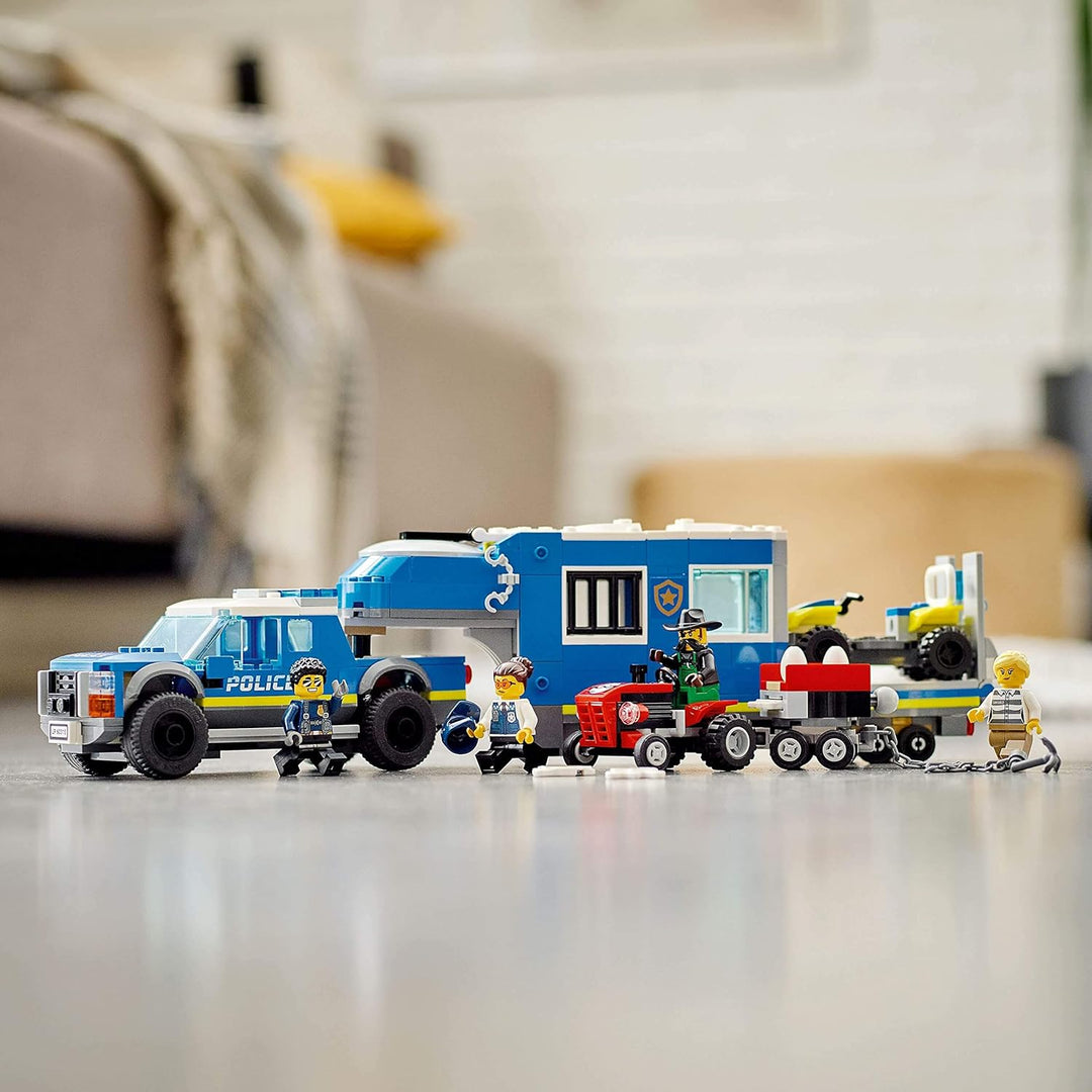 LEGO City Police Mobile Comm& Truck 60315 Building Kit (436 Pcs),Multicolor